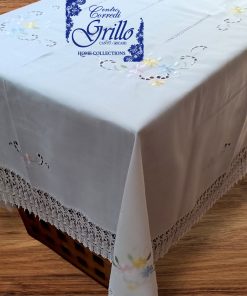 Macramè Pastello Servizio tavola Balza macramè ed intaglio