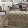 Trapunta Rebrodè luxury con cuscinetto pizzo David Home color CORDA