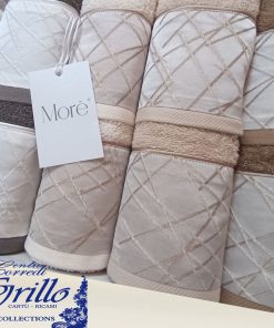 Thaiti combo asciugamani 6+6 Morè Officine tessili Italiane